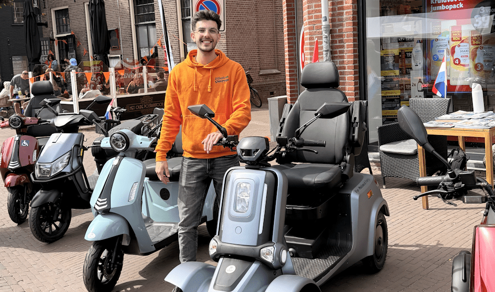 Scootmobiel met grote actieradius in Ede bij EdeScoot
